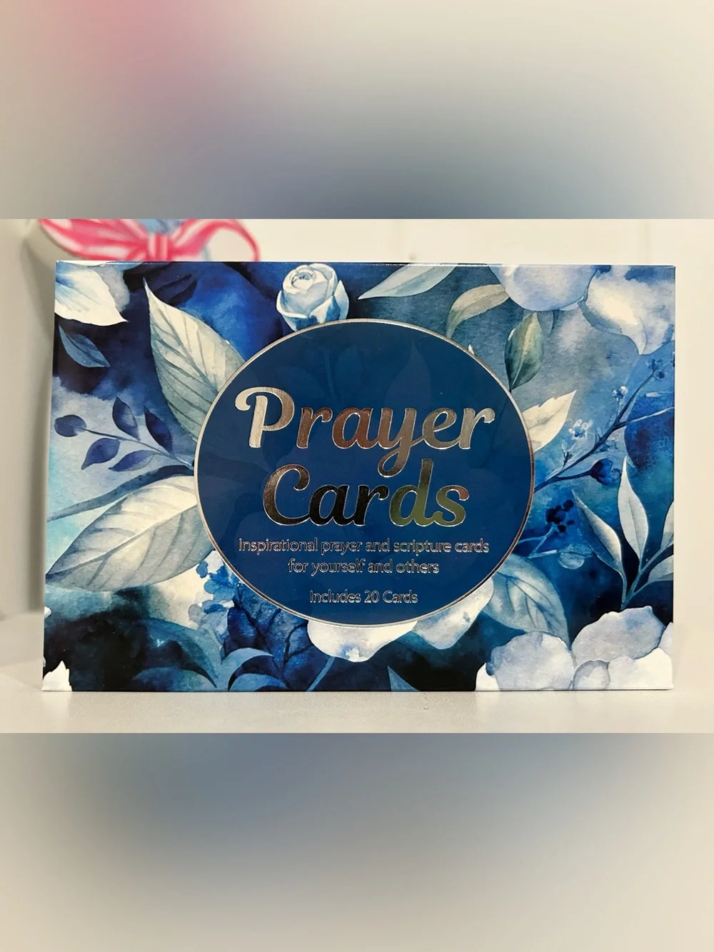 Prayer Cards Set of 20 with Floral Design